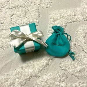 Tiffany & Co empty ring box and pouch